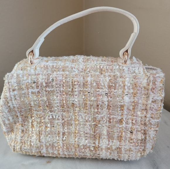LC Lauren Conrad Tweed Small Bag - Picture 2 of 3
